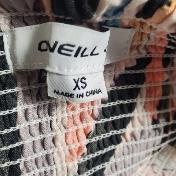 O’neill Women's XS Tropical Floral Wide Leg Smocked Waist Pull On Pants New Tag. - Picture 4 of 4